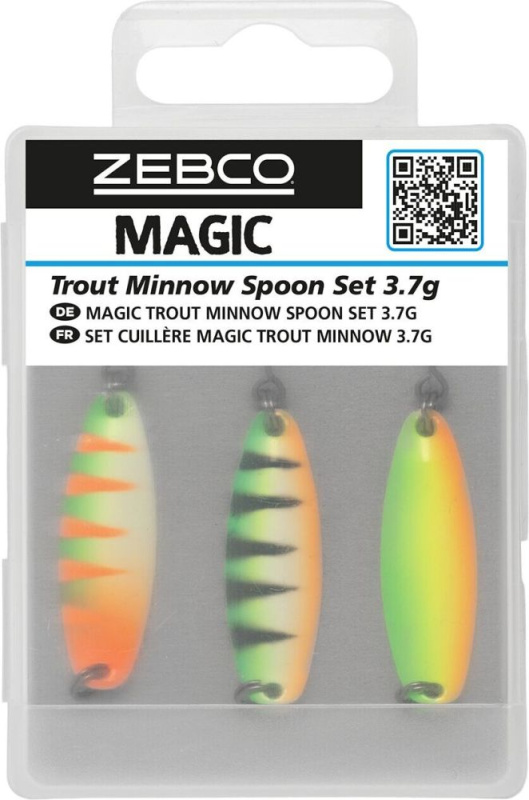 Zebco plandavka magic trout minnow spoon set 3.7 g 3ks