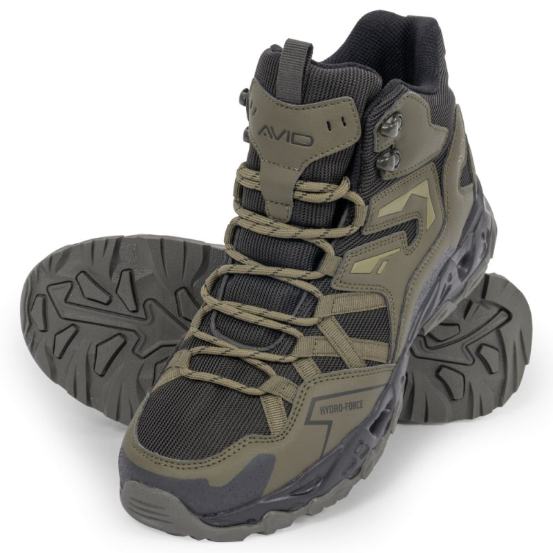 Avid carp boty hydro-force all-terrain boots - eu 46 (uk 12)