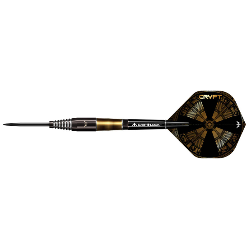 Šipky Mission Crypt Black a Gold PVD M2 90% Steel 3ks 23 g