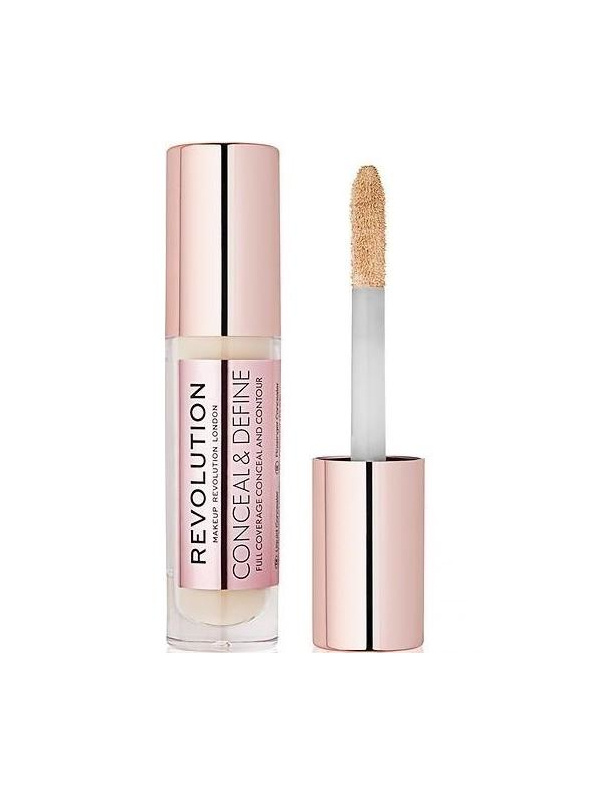 Makeup Revolution Conceal & Define tekutý korektor odstín C0,5 4 g