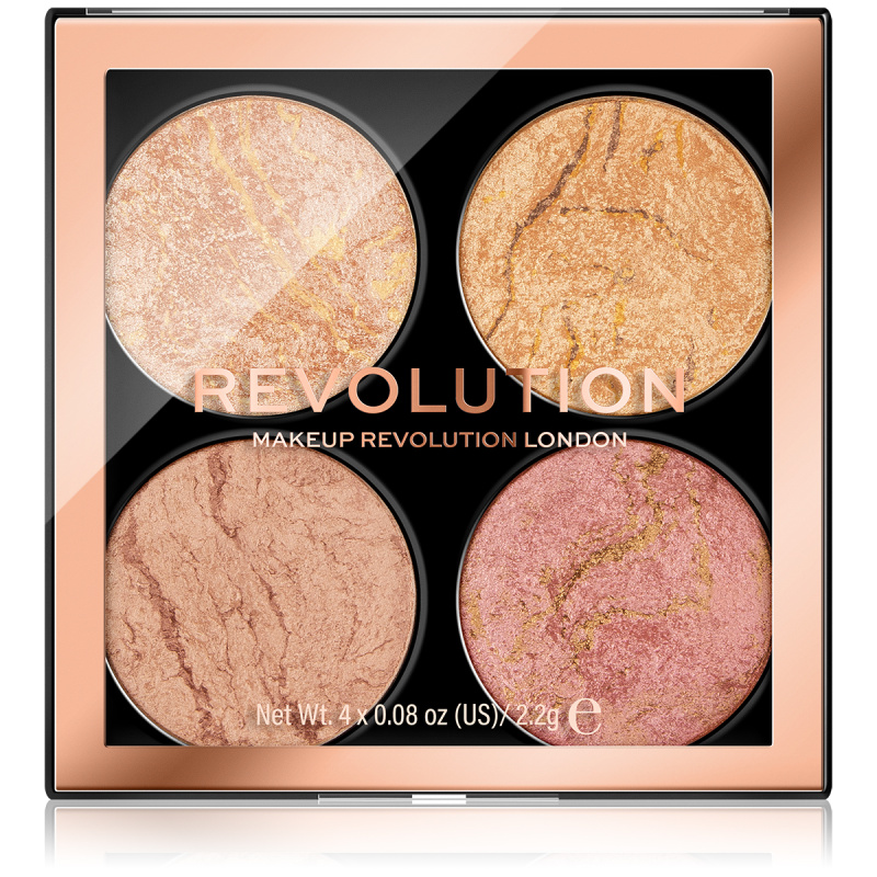 Makeup Revolution Cheek Kit paletka na tvář odstín Fresh Perspective 4 x 2.2 g