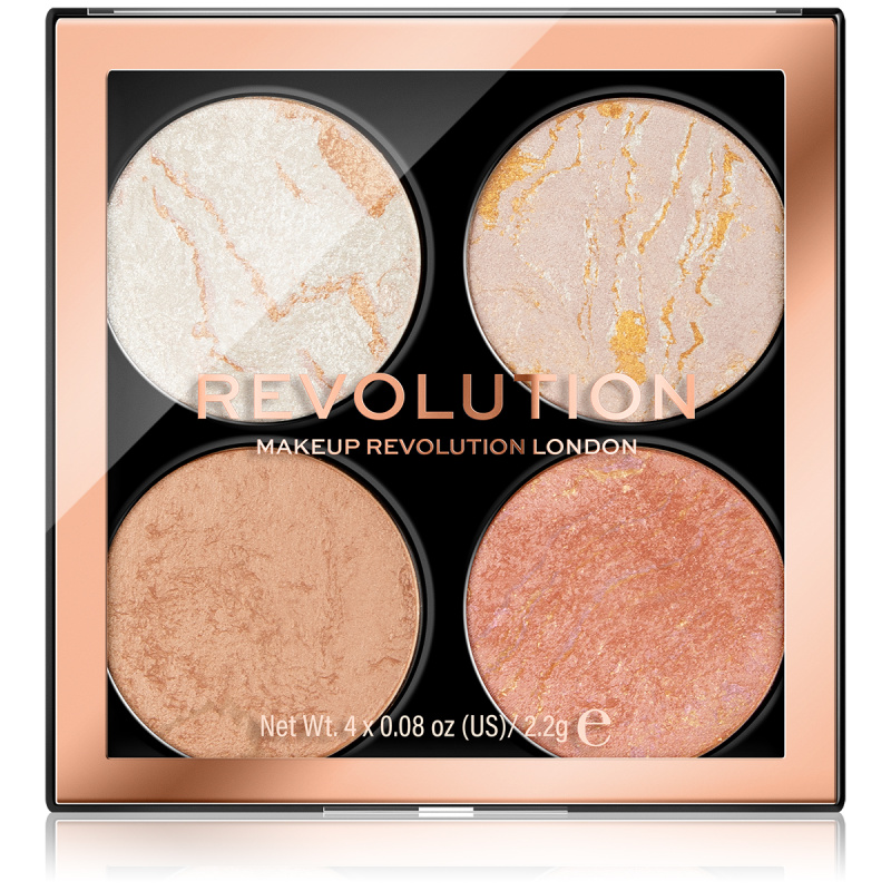 Makeup Revolution Cheek Kit paletka na tvář odstín Take a Breather 4 x 2.2 g