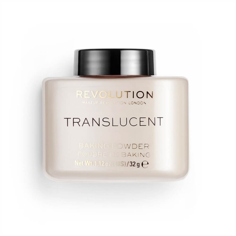 Makeup Revolution Baking Powder sypký pudr odstín Translucent 32 g