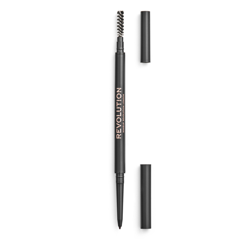 Makeup Revolution Precise Brow Pencil precizní tužka na obočí s kartáčkem odstín Dark Brown 0.05 g