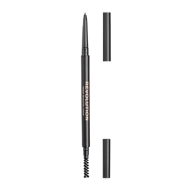 Makeup Revolution Precise Brow Pencil precizní tužka na obočí s kartáčkem odstín Brown 0.05 g