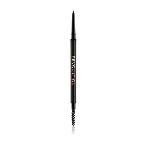 Makeup Revolution Precise Brow Pencil precizní tužka na obočí s kartáčkem odstín Medium Brown 0.05 g