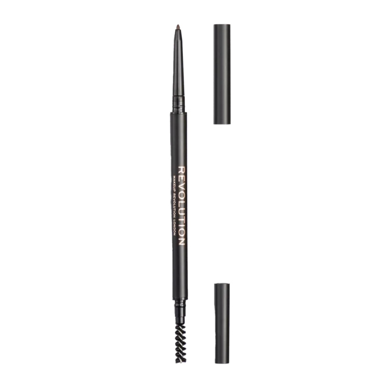 Makeup Revolution Precise Brow Pencil precizní tužka na obočí s kartáčkem odstín Medium Brown 0.05 g