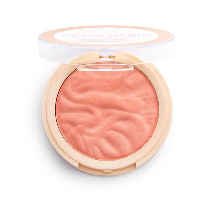 Makeup Revolution Reloaded dlouhotrvající tvářenka odstín Peach Bliss 7.5 g