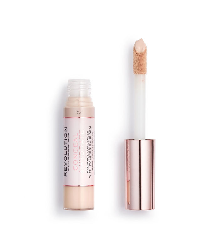 Makeup Revolution Conceal & Hydrate hydratační korektor odstín C3 13 g