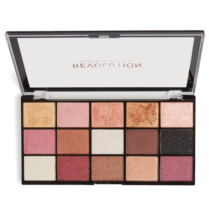 Makeup Revolution Reloaded paleta očních stínů odstín Affection 15x1,1 g