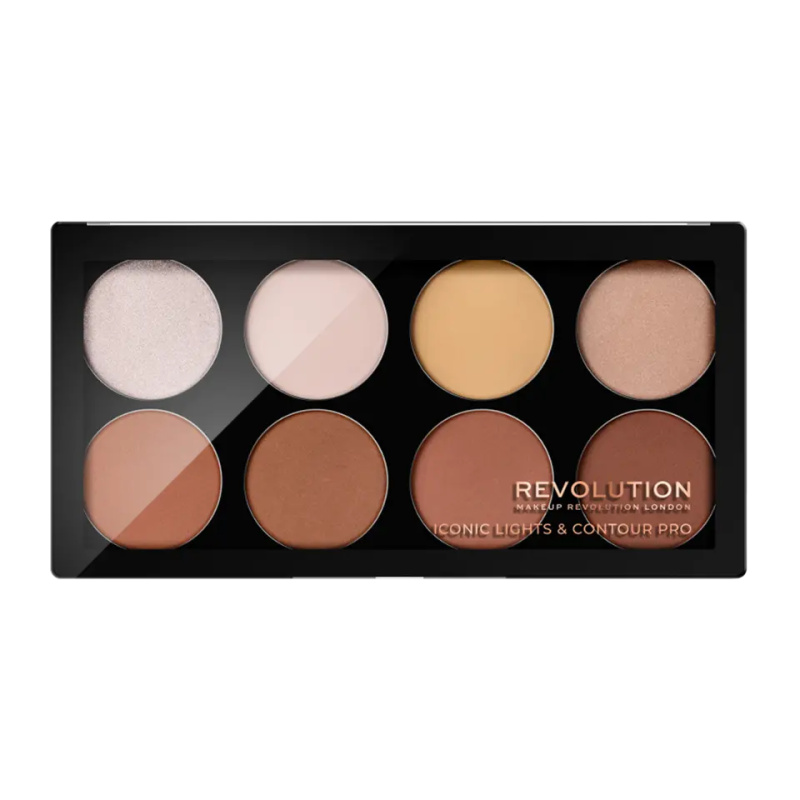 Makeup Revolution Iconic Lights and Countour Pro paleta na kontury obličeje 13 g