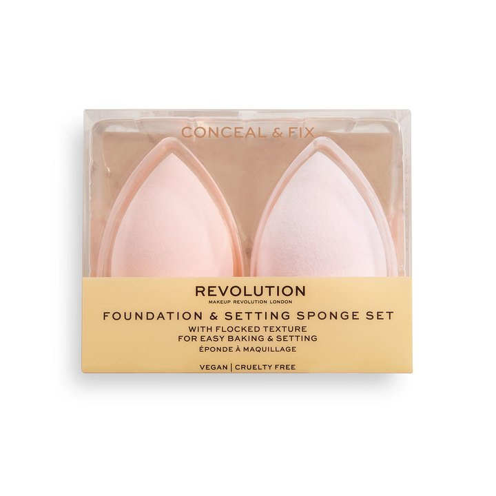 Makeup Revolution Conceal & Fix houbička na make-up 2 ks
