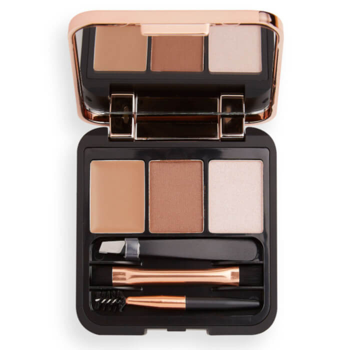 Makeup Revolution Brow Sculpt Kit sada pro dokonalé obočí odstín Brown 2.2 g