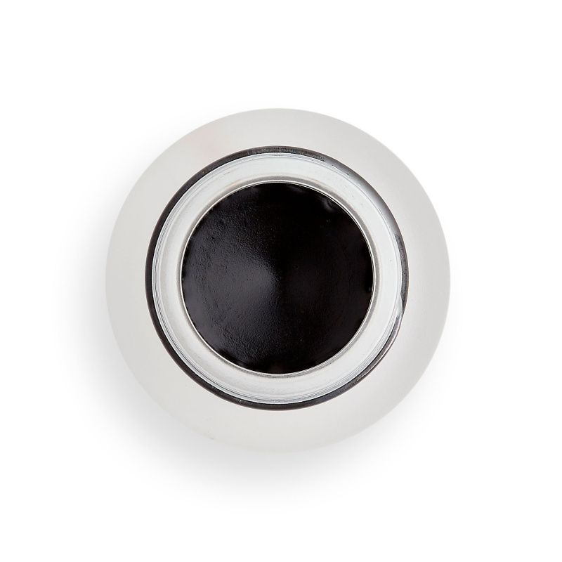 Makeup Revolution Gel Eyeliner Pot gelové oční linky se štětečkem odstín Black 3 g