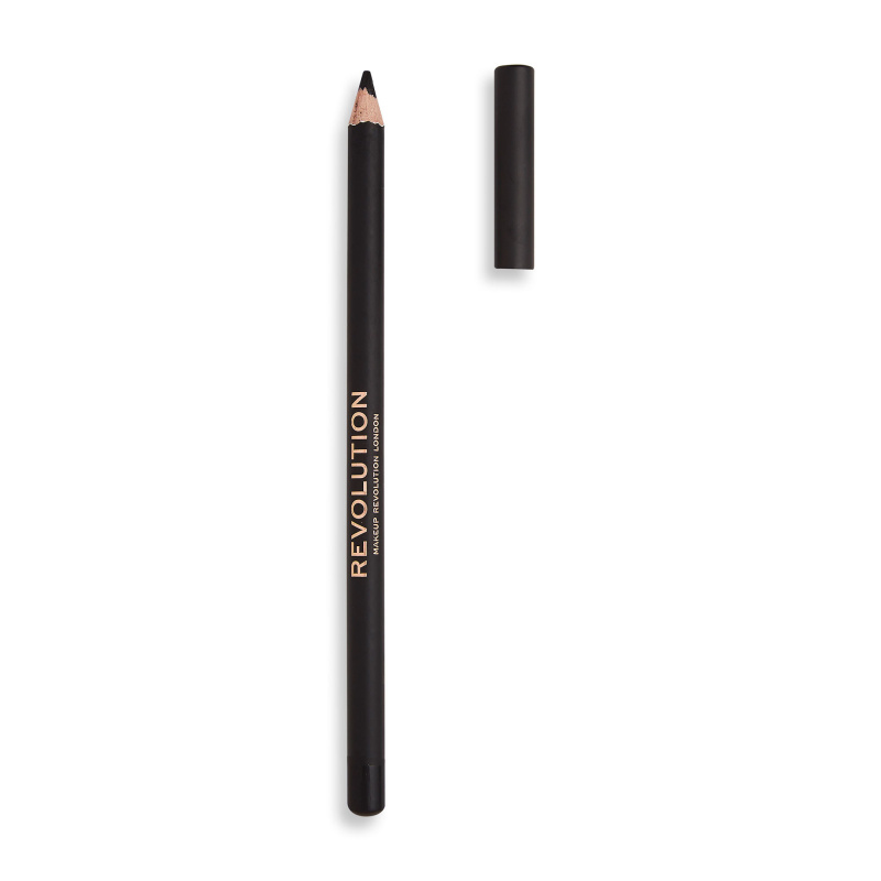 Makeup Revolution Kohl Eyeliner kajalová tužka na oči odstín Black 1.3 g