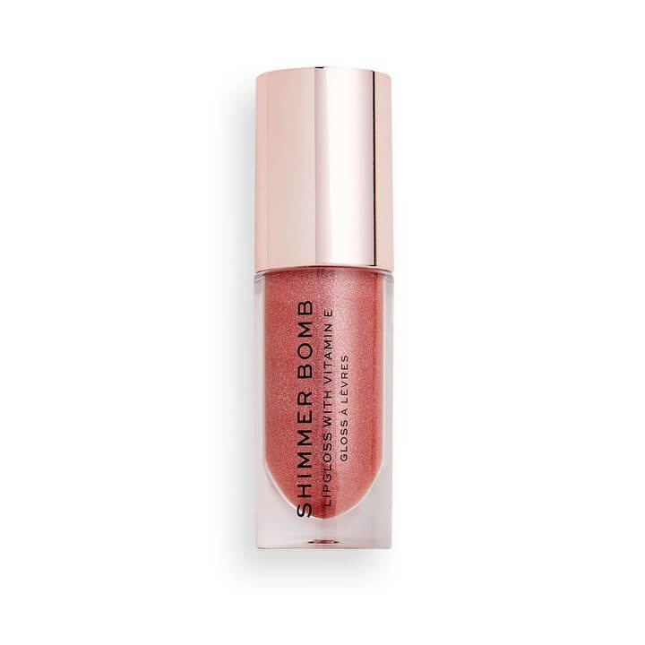 Makeup Revolution Shimmer Bomb třpytivý lesk na rty odstín Glimmer 4.6 ml