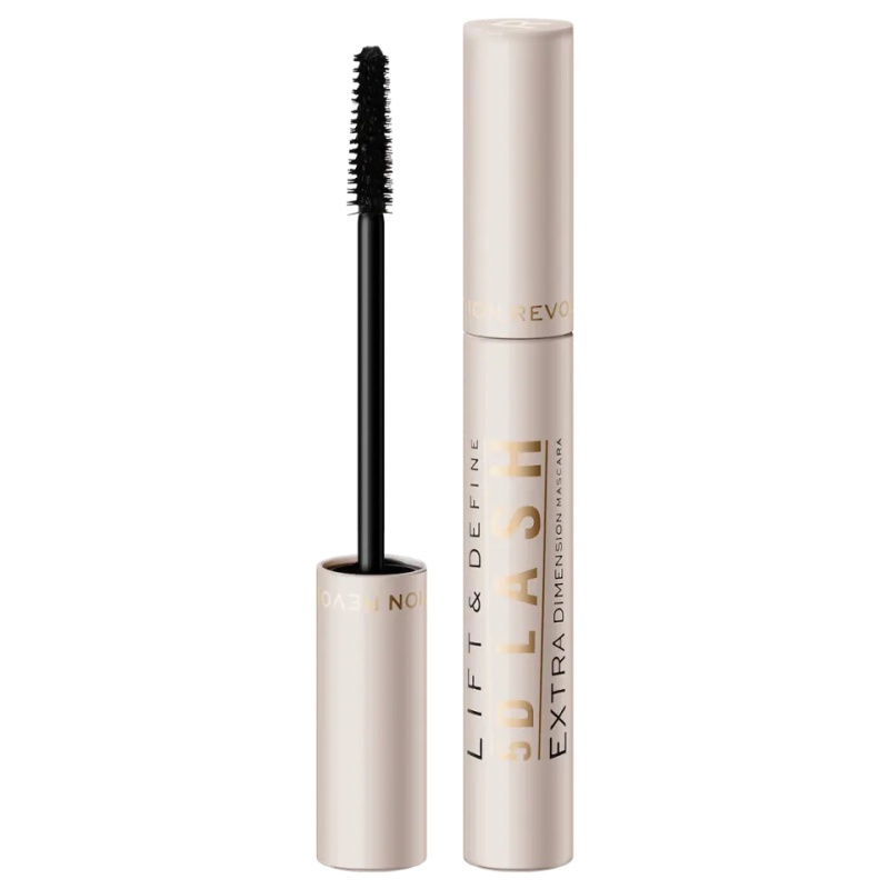 Makeup Revolution 5D Lash Extra řasenka pro dlouhé a plné řasy odstín Jet Black 14 ml