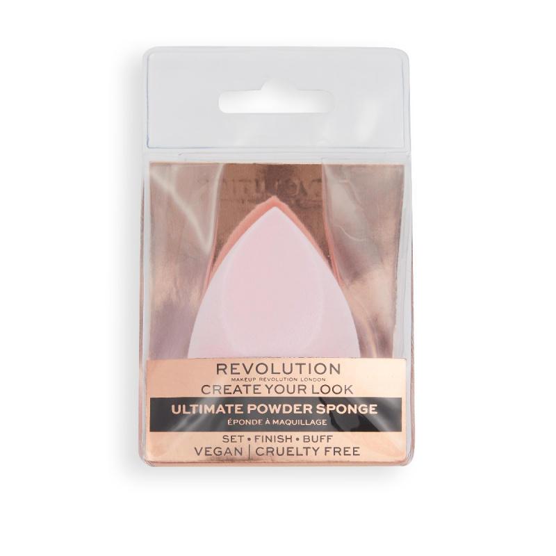 Makeup Revolution Create houbička na make-up s antibakteriální přísadou 1 ks