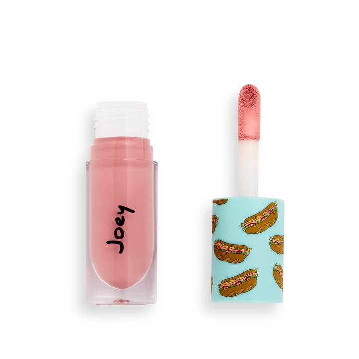 Makeup Revolution X Friends lesk na rty odstín Joey 4.6 ml