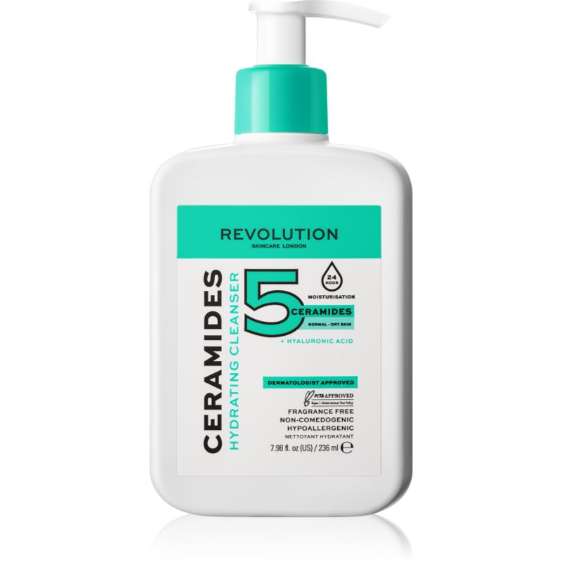 Revolution Skincare Ceramides jemný čisticí krém s ceramidy 236 ml