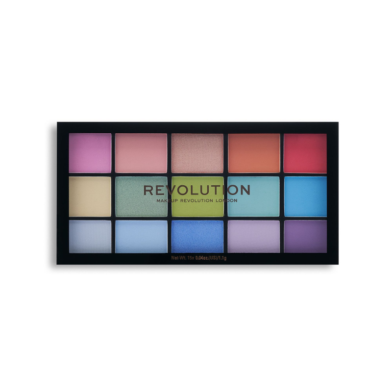 Makeup Revolution Reloaded paleta očních stínů odstín Sugar Pie 15x1,1 g