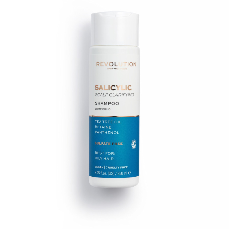 Revolution Haircare Skinification Salicylic čisticí šampon pro mastné vlasy a vlasovou pokožku 250 ml