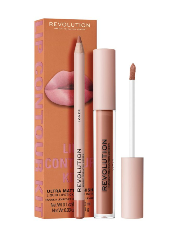 Makeup Revolution Lip Contour Kit sada na rty odstín Lover