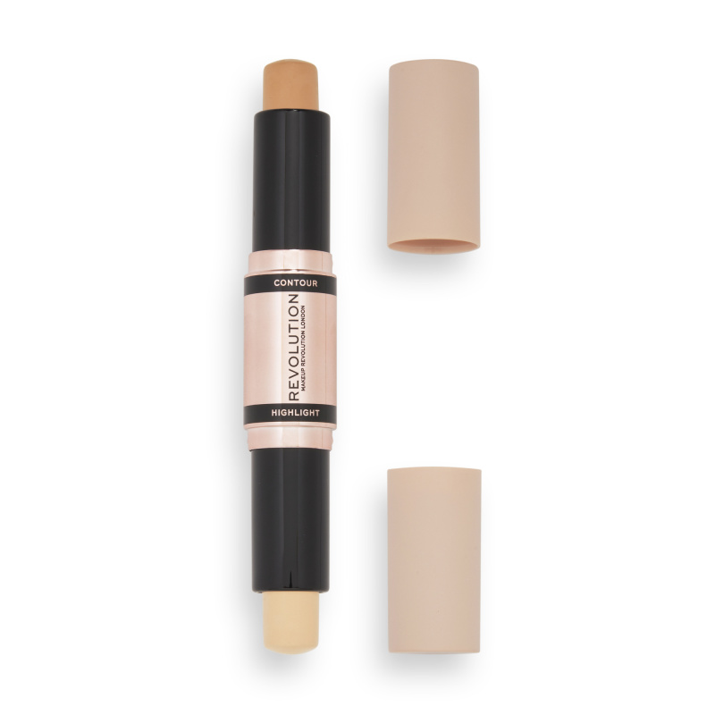 Makeup Revolution Fast Base oboustranná konturovací tyčinka odstín Light 2x4,3 g