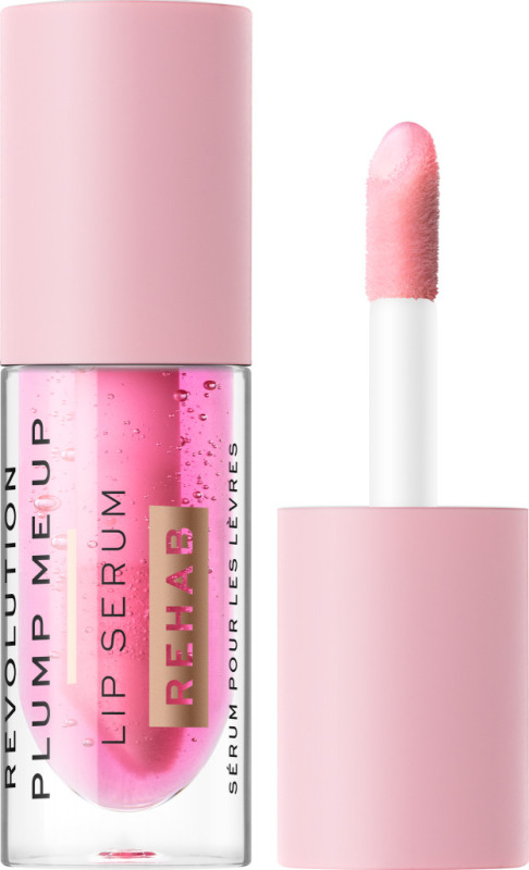Makeup Revolution Rehab obnovující sérum pro objem rtů odstín Pink Glaze 4,6 ml