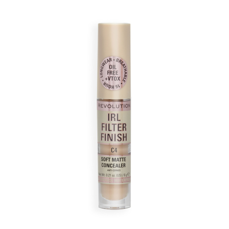 Makeup Revolution IRL Filter Finish Concealer C4 korektor 6 g