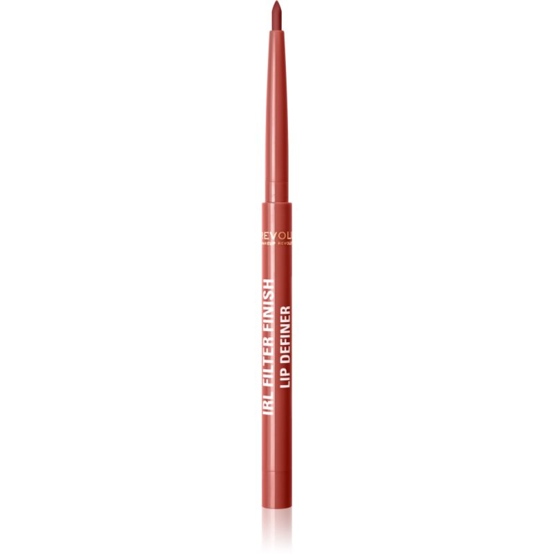 Makeup Revolution IRL Filter krémová tužka na rty s matným efektem odstín Burnt Cinnamon 0,18 g