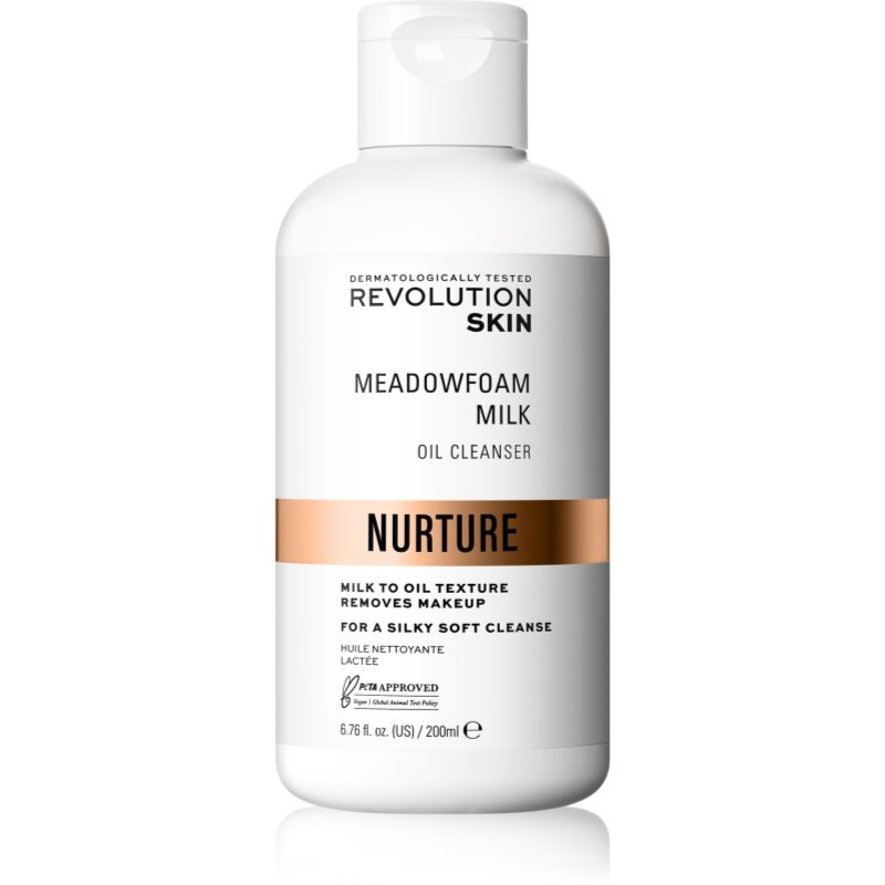 Revolution Skincare Nurture Meadowfoam Milk čisticí olejové mléko 200 ml