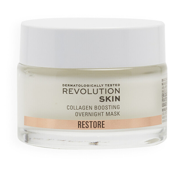 Revolution Skincare Restore Collagen Boosting obnovující noční krémová maska pro podporu tvorby kolagenu 50 ml