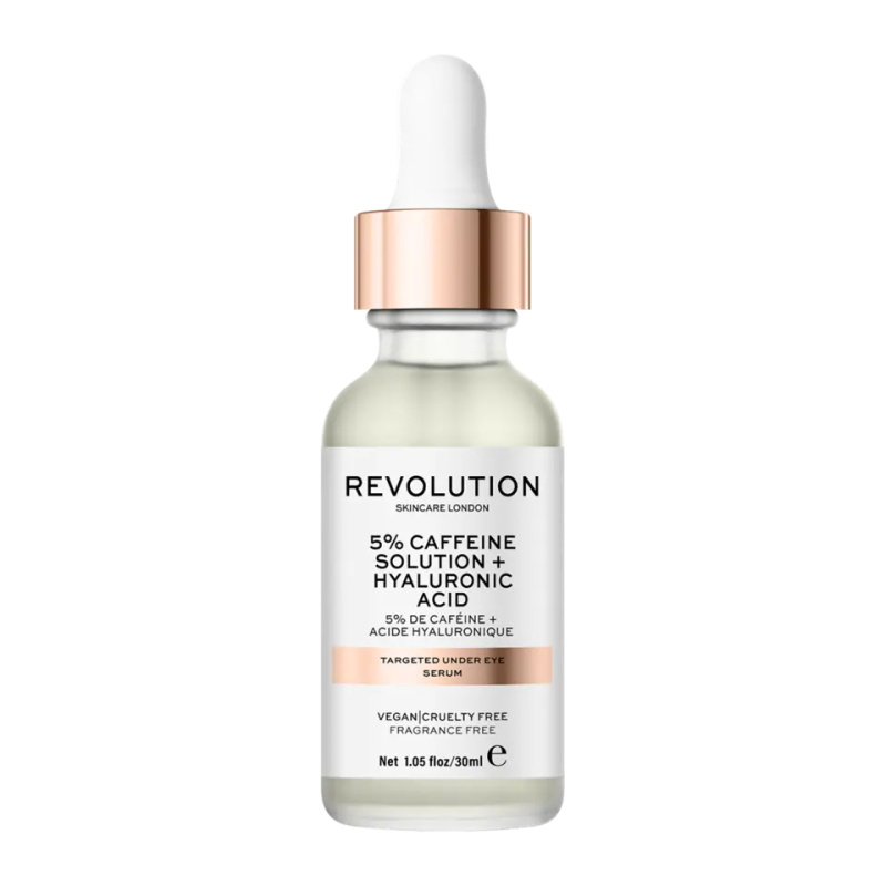Revolution Targeted Under Eye Serum - 5% Caffeine Solution + Hyaluronic Acid Serum oční sérum 30 ml