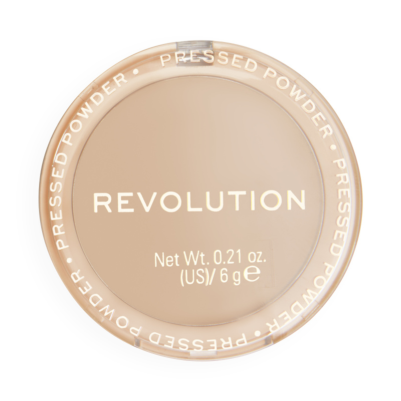 Makeup Revolution Reloaded jemný kompaktní pudr odstín Beige 6 g