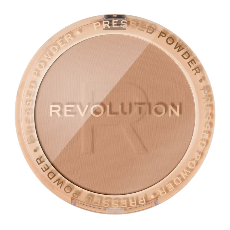 Makeup Revolution Reloaded jemný kompaktní pudr odstín Beige 6 g