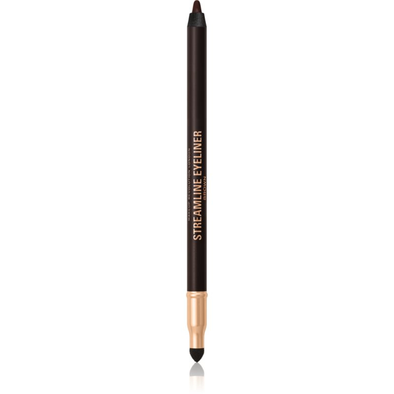 Makeup Revolution Streamline krémová tužka na oči odstín Brown 1,3 g