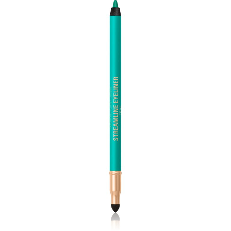 Makeup Revolution Streamline krémová tužka na oči odstín Teal 1,3 g