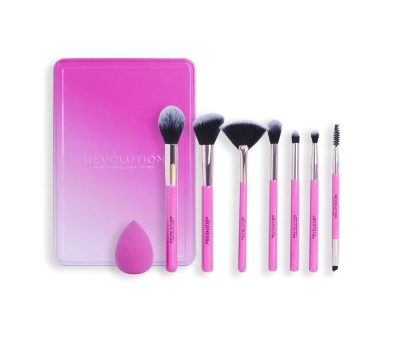 Makeup Revolution The Brush Edit sada štětců 8 ks