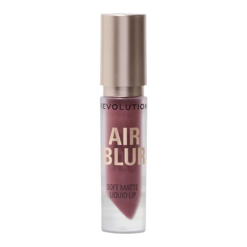 Makeup Revolution Air Blur Liquid Lipstick lehká tekutá matná rtěnka odstín Black Cherry 3.5 ml