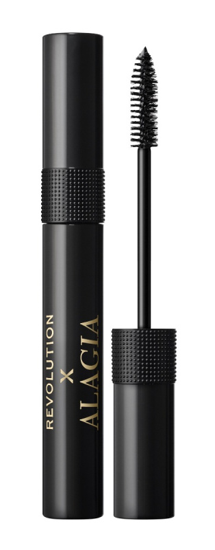 Makeup Revolution X Alagia Fill Fluffy řasenka pro větší objem a natočení řas odstín Black 10 ml