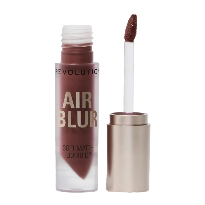 Makeup Revolution Air Blur Liquid Lipstick lehká tekutá matná rtěnka odstín Peachy 3.5 ml
