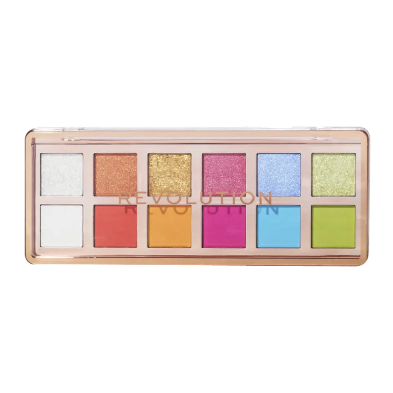 Makeup Revolution The Icon Palette paletka očních stínů odstín The Vibrant Icon Brights Palette 12x0.7 g