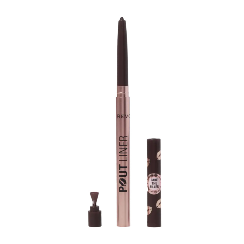 Revolution Pout Liner tužka na rty pro zvětšení objemu odstín Espresso Cool Brown 0.2 g