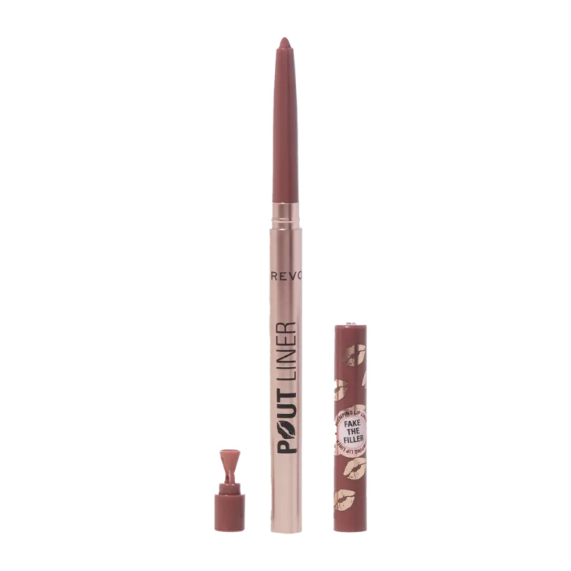 Makeup Revolution Pout Liner tužka na rty pro zvětšení objemu odstín Doll Warm Nude 0.2 g
