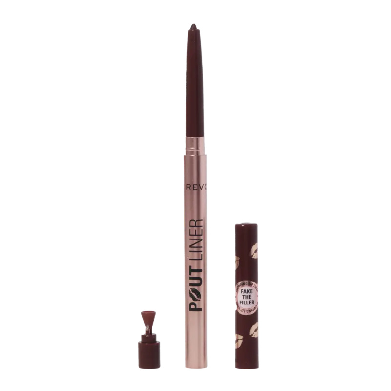 Revolution Pout Liner tužka na rty pro zvětšení objemu odstín Deepest Mauve 0.2 g