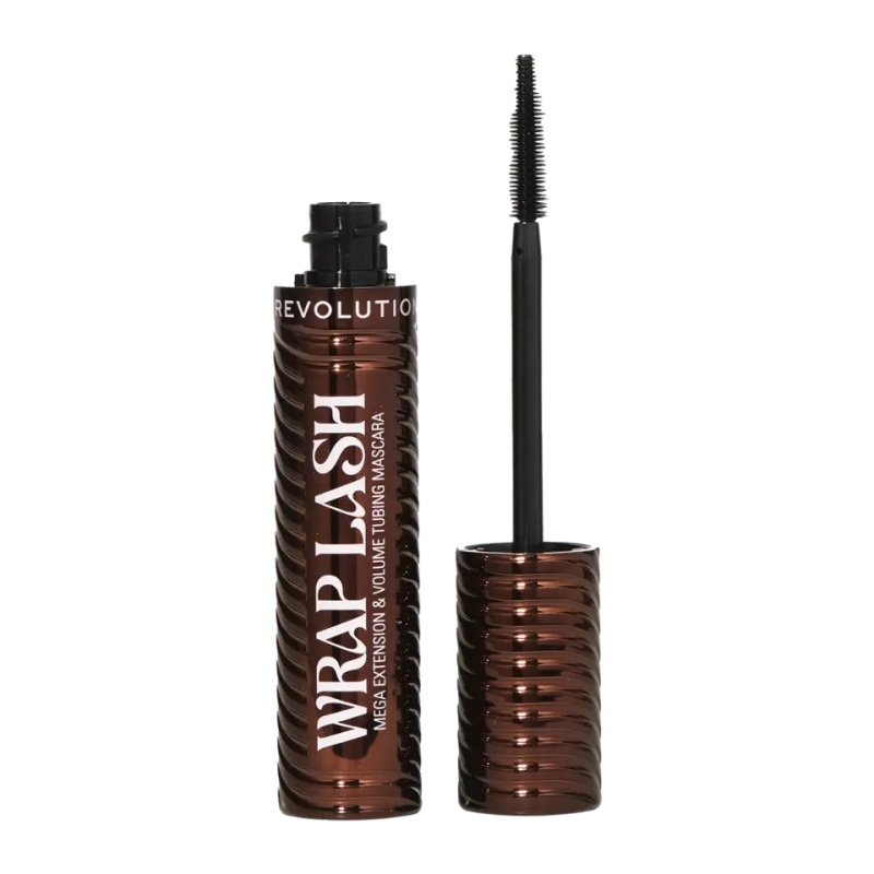 Revolution Wrap Lash Tubing řasenka pro prodloužení, natočení a objem odstín Brown 8.5 ml