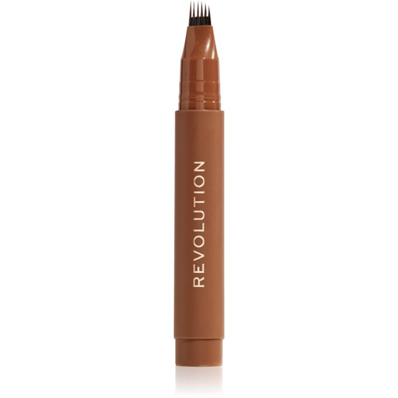 Makeup Revolution Instant Brow Hair fix na obočí odstín Warm Brown 1.8 ml