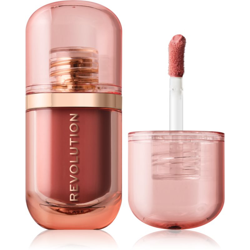 Makeup Revolution Superdewy Blush Burst tekutá tvářenka odstín Pink Fizz Soft Pink 4.2 ml