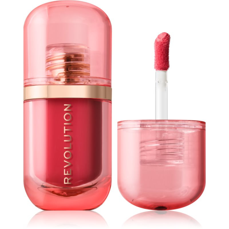 Makeup Revolution Superdewy Blush Burst tekutá tvářenka odstín Watermelon Pop Coral 4.2 ml